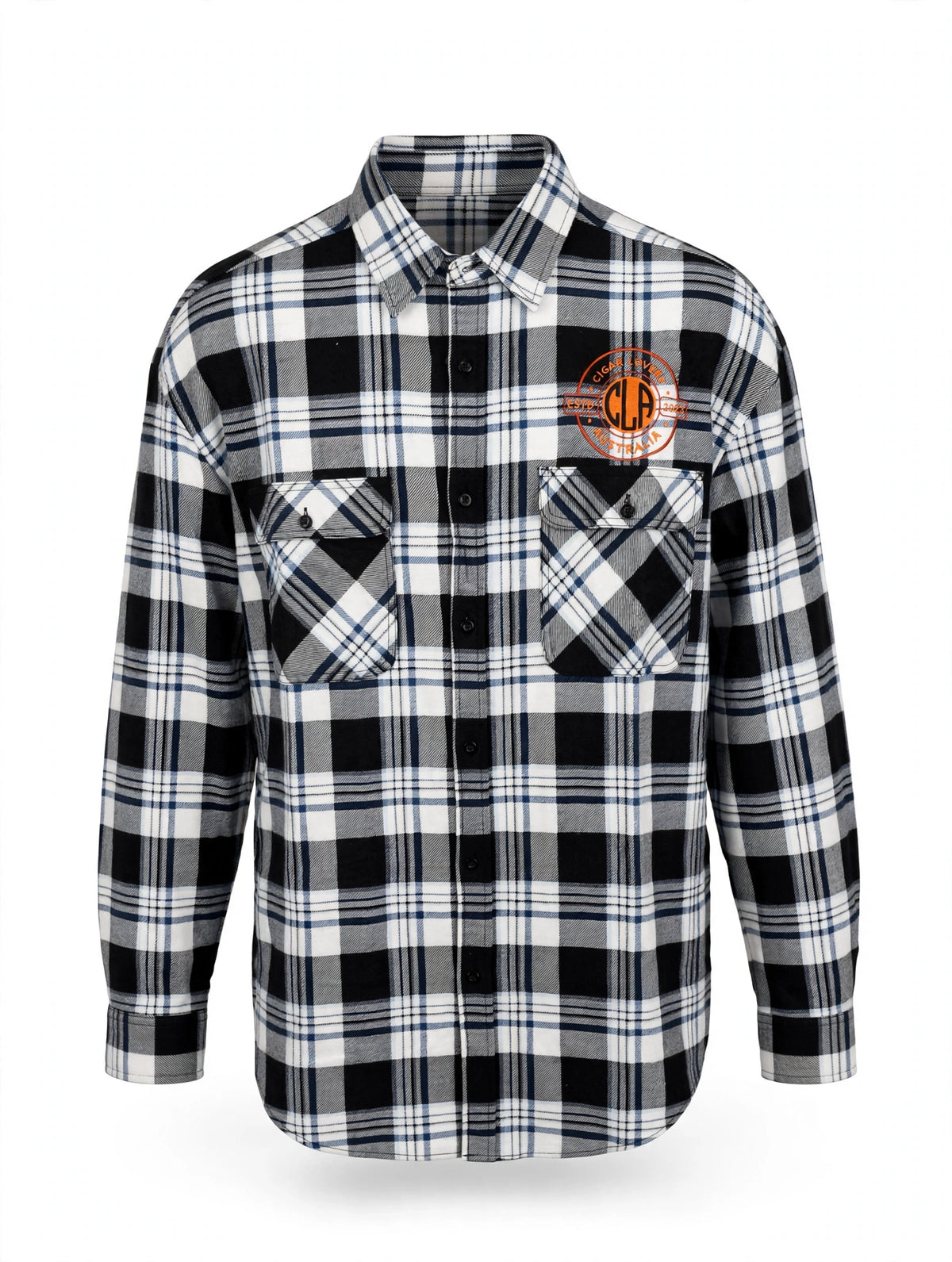CLA - Black & White Flanno.